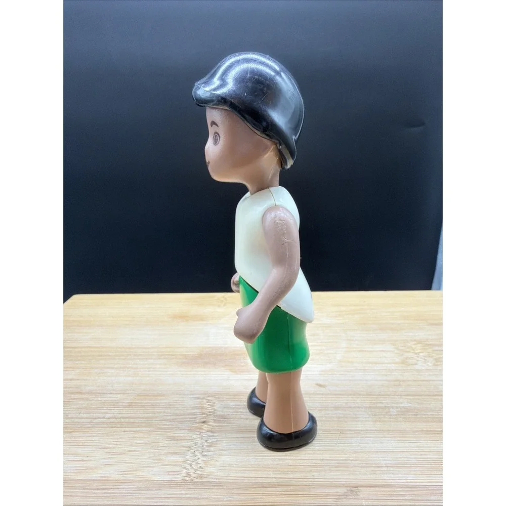Vintage Little Tikes Dollhouse Doll Figure African American Mom People Girl